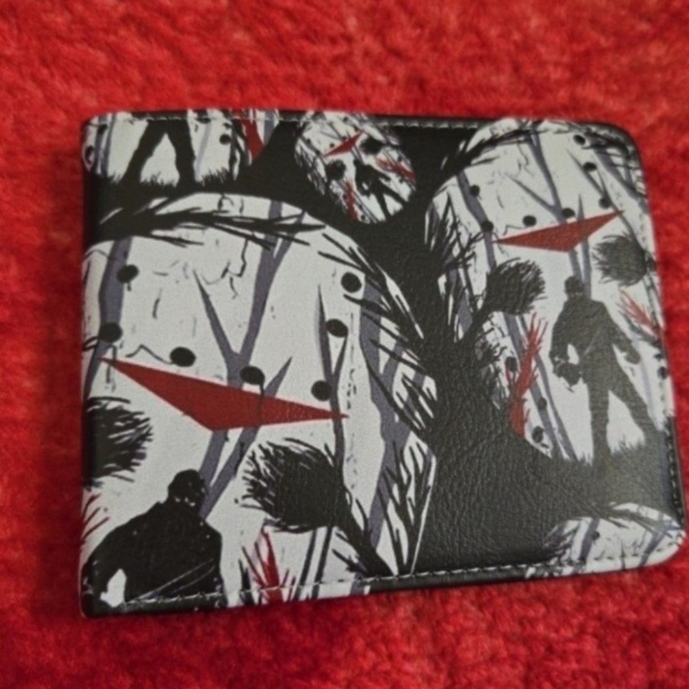 New Friday the 13th Jason vorhees Halloween horror leather wallet